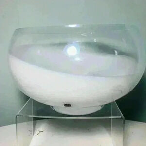 Michelle Ivankovic Umbra Design cased white glass/crystal  bowl.